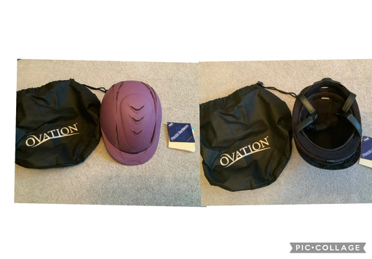 XS/S 48-52 helmet purple ovation riding