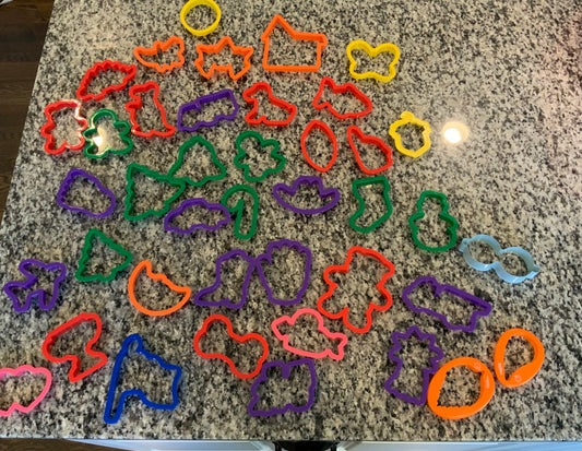 assorted new cookie cutters