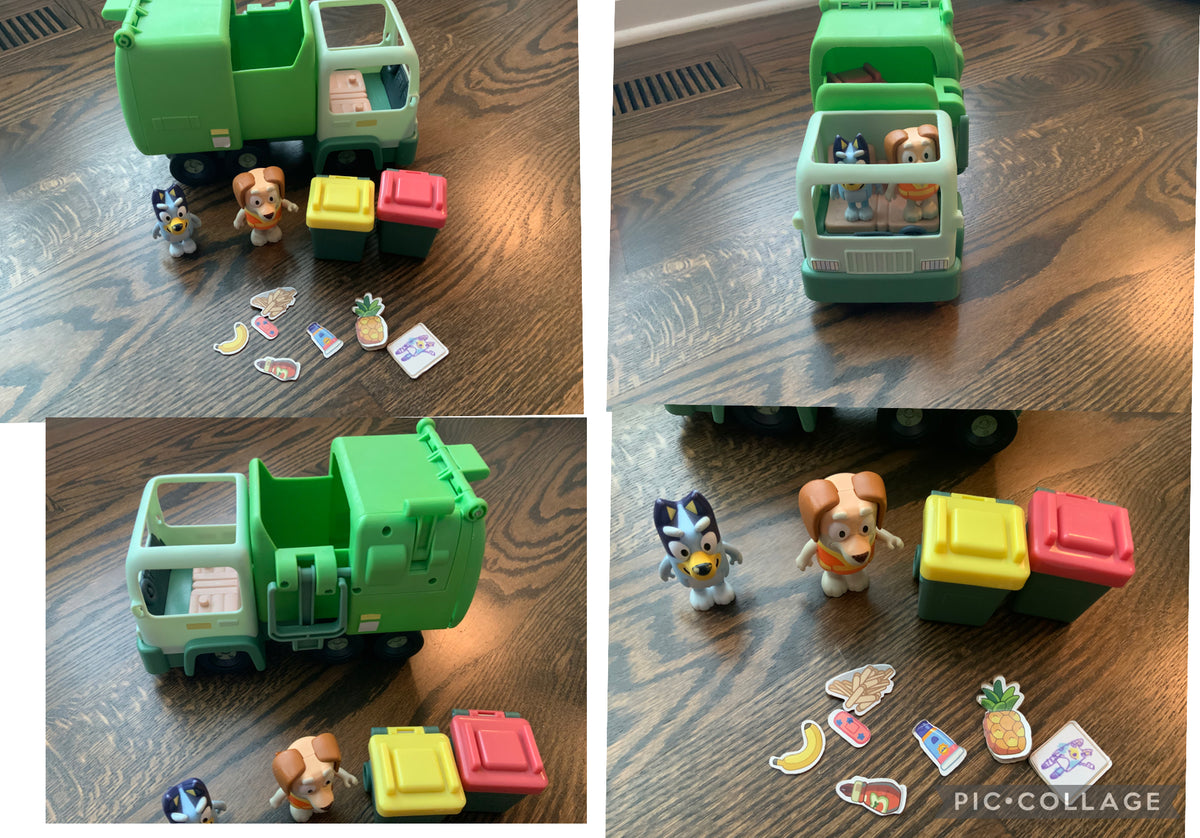Bluey Garbage Truck 2.5 Bluey and Bin Man