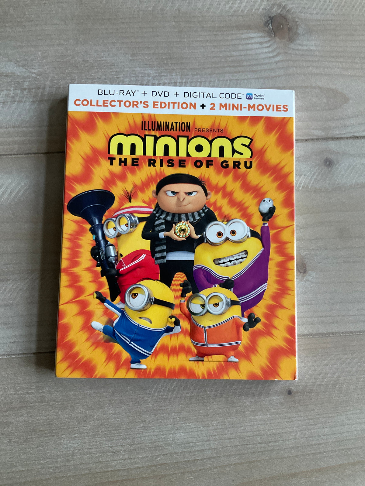 MINIONS THE RISE OF GRU NEW BLU-RAY & DVD