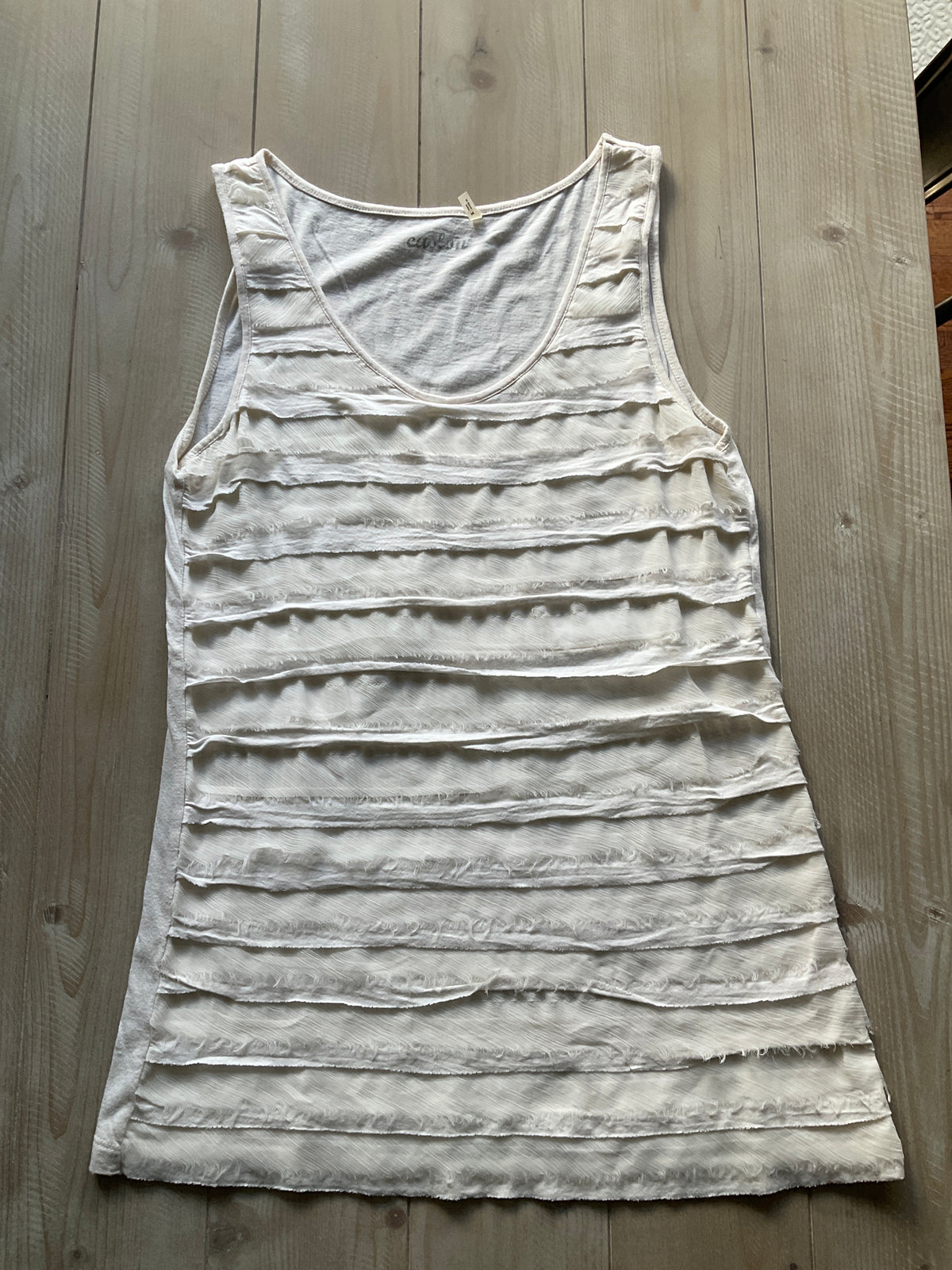CASLON CREAM TANK - size Women - M (8/10)