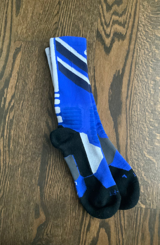 blue/navy Nike socks L (8-12)