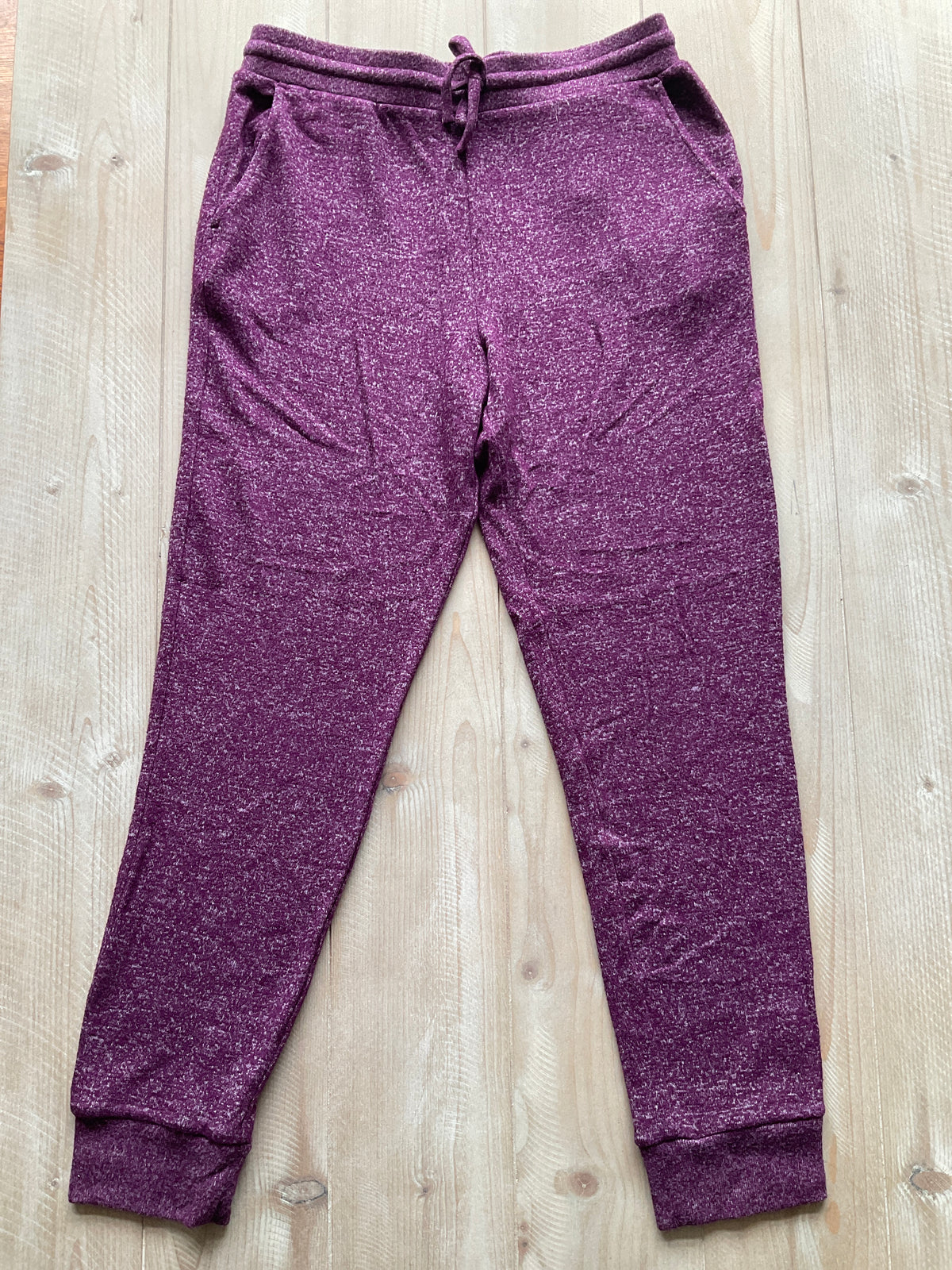 ZELLA JOGGERS PLUM SIDE POCKETS SZ 10/12 - size Youth - 10 (L)