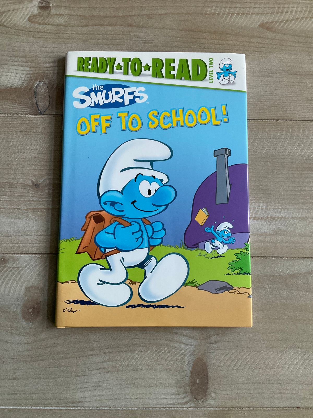 SMURFS OFF TO SCHOOL HARD COVER