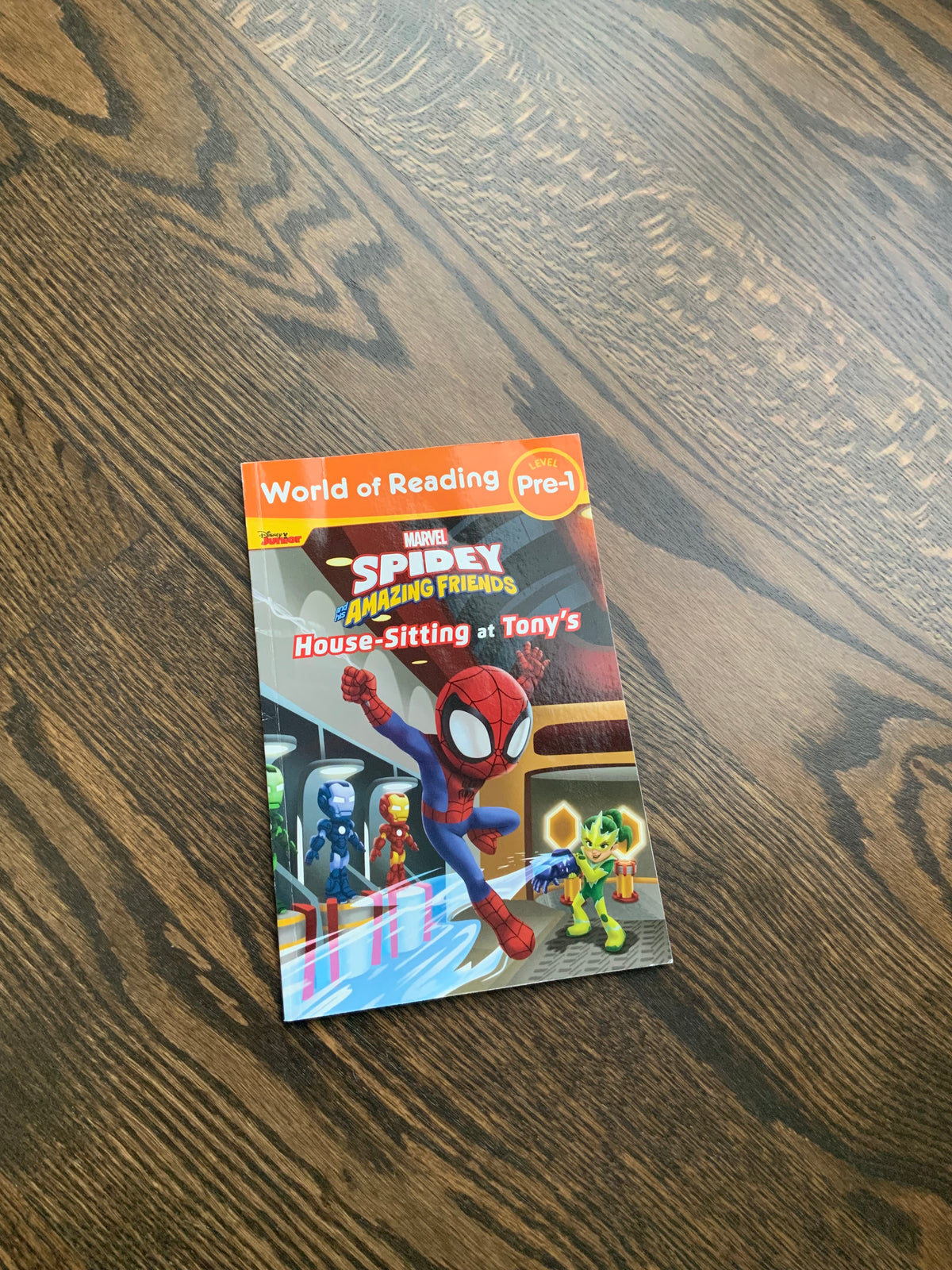 world of reading pre-1 spider house sitting at