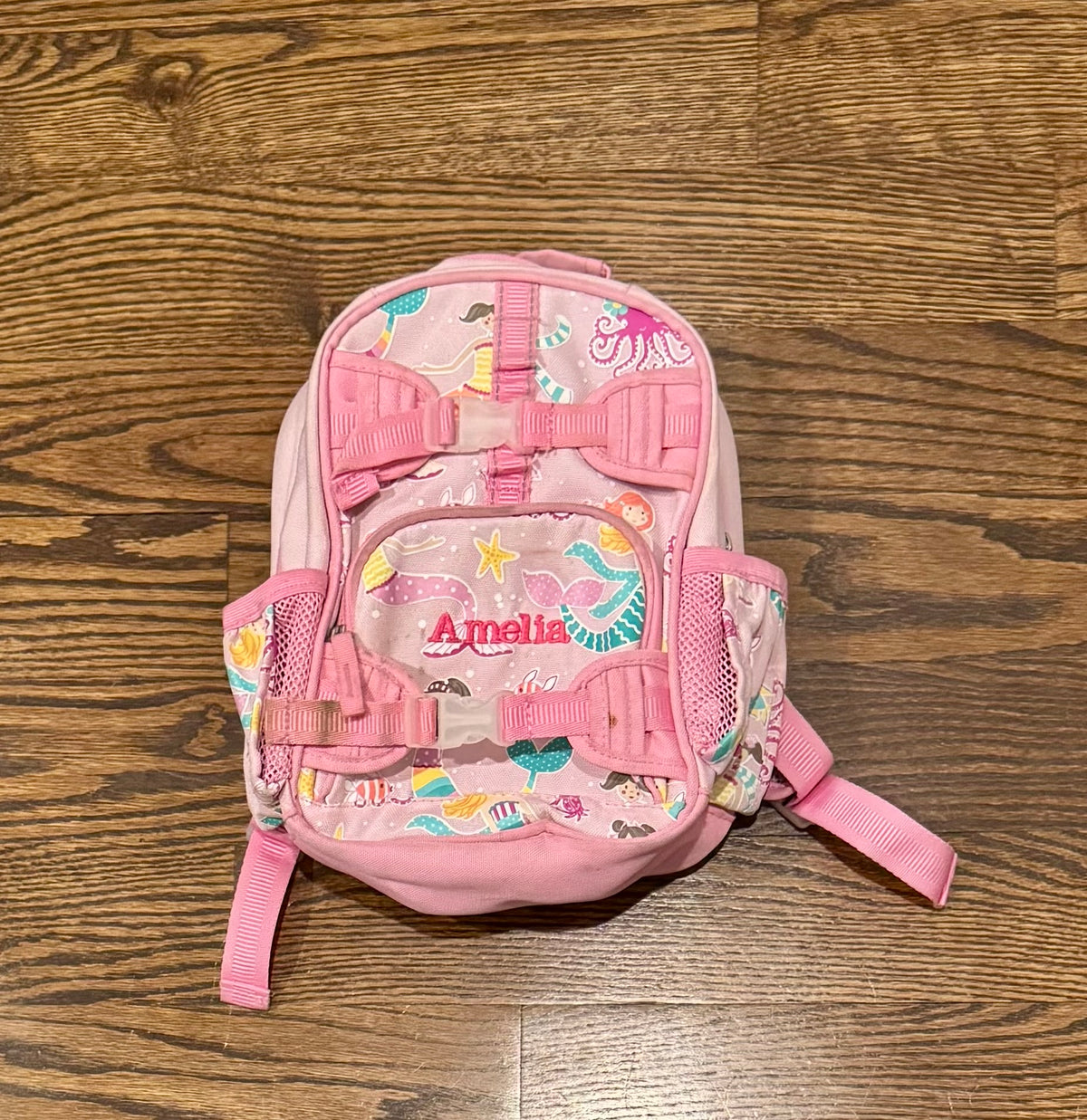 Pottery Barn mini back pack, Mermaid, Amelia
