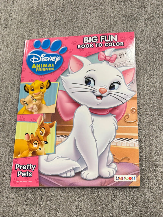 Disney animal friends coloring book - NEW