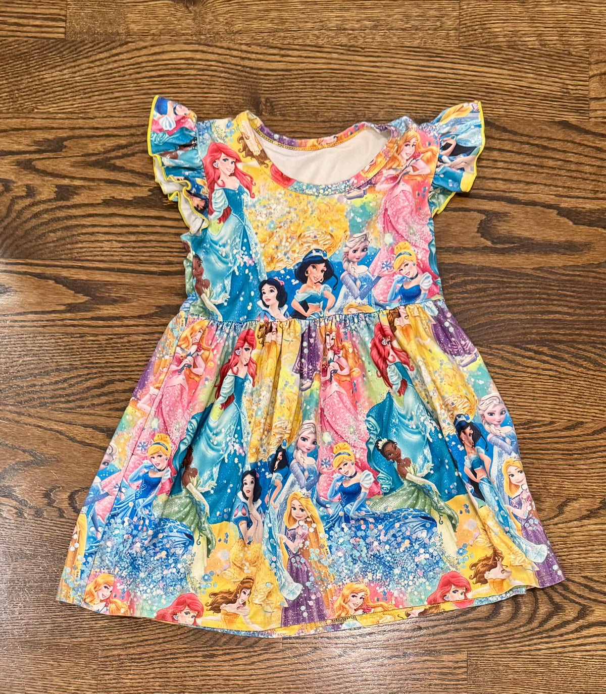 SS Disney Princess dress - size Youth - 5 (XS)