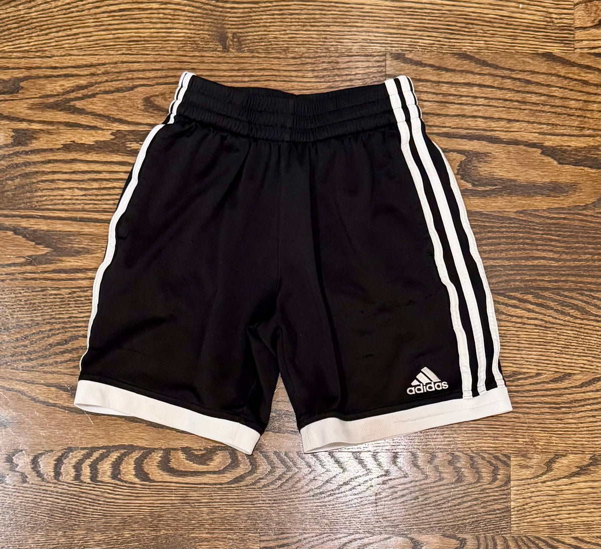 Black adidas shorts - size Youth - 8 (M)