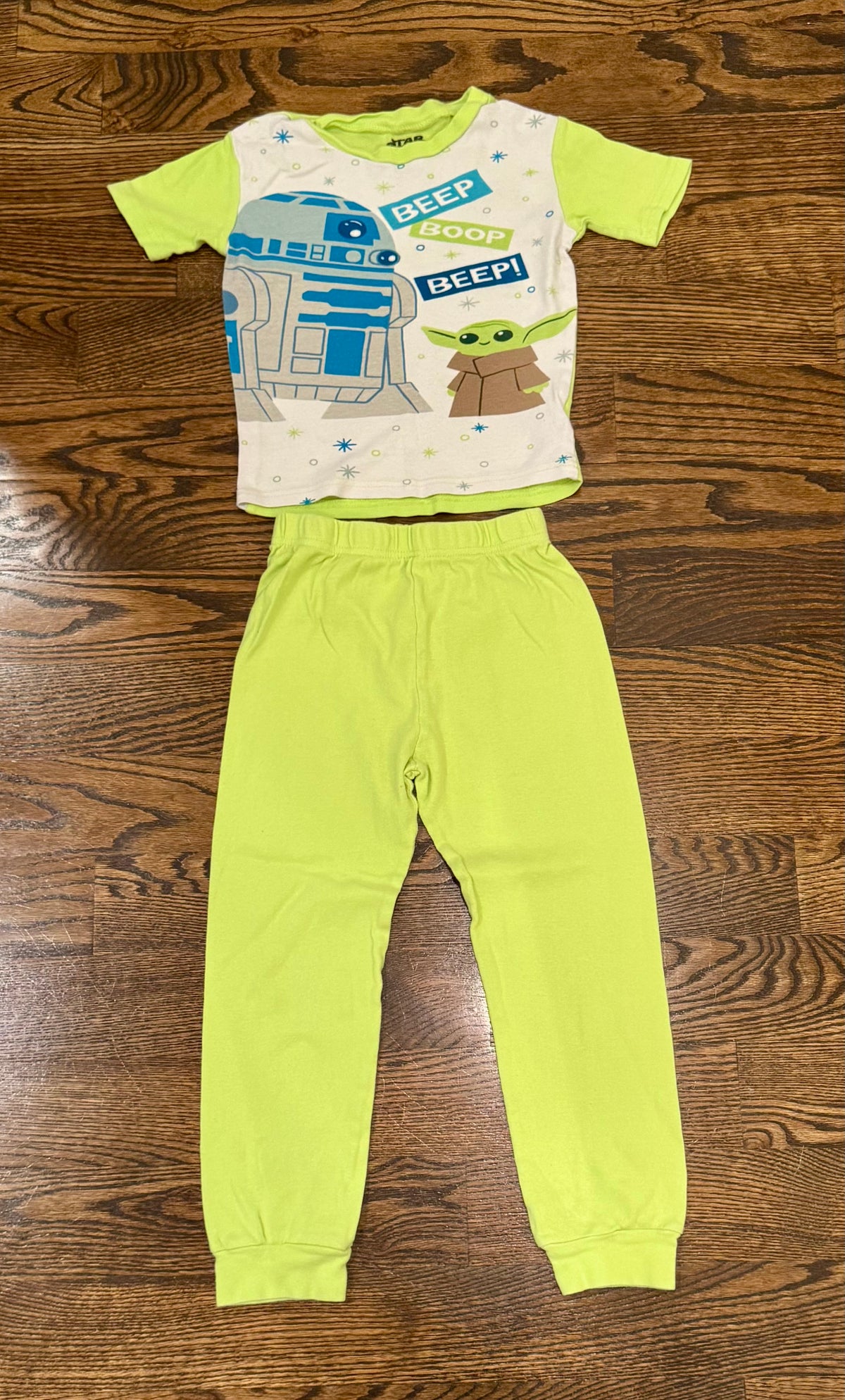 Star Wars size 8 pajamas SS top & pants - size Youth - 8 (M)