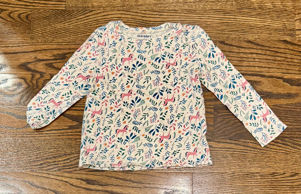 Old Navy 5T LS unicorn - size Toddler - 5T