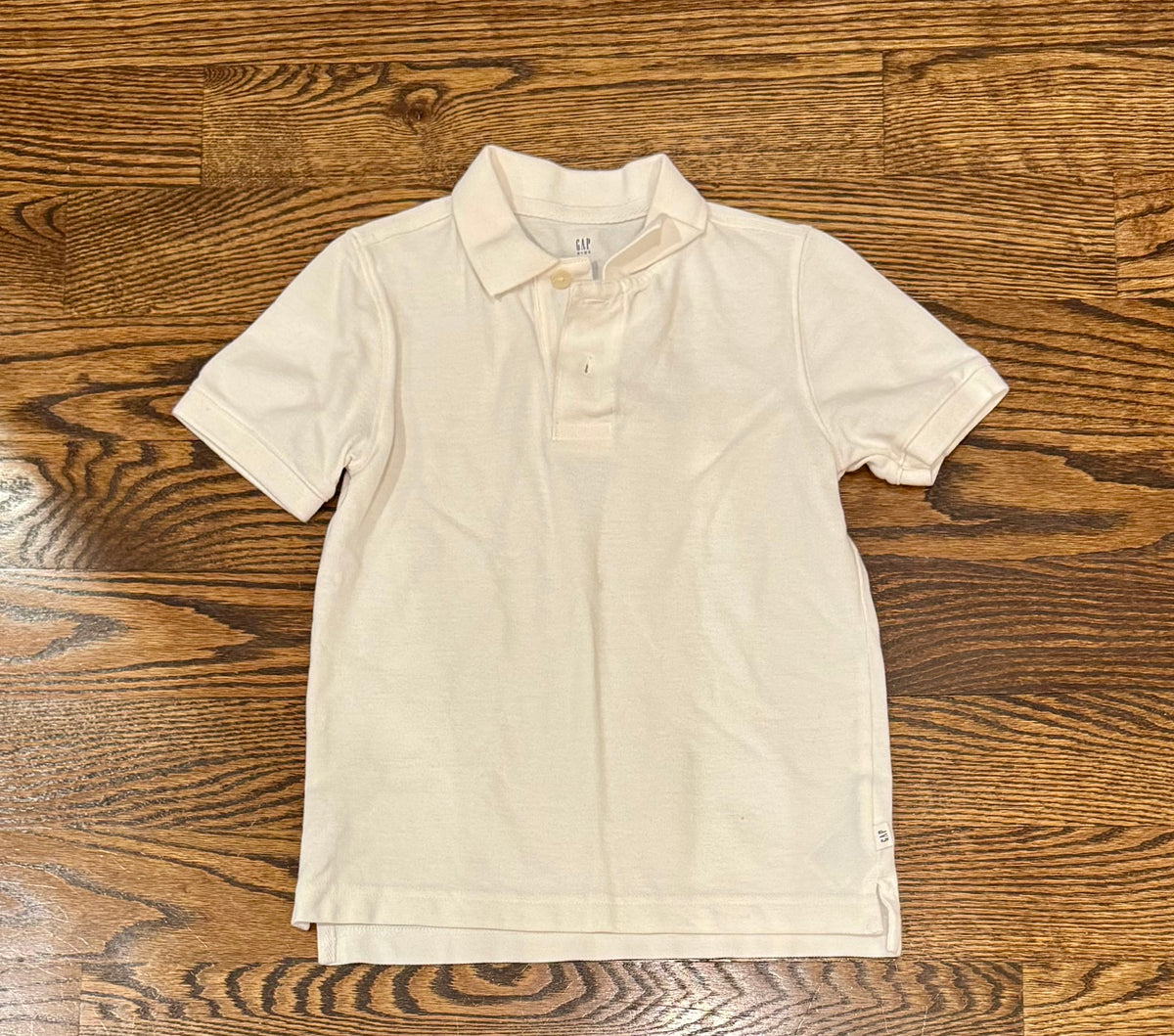 Gap size S white SS polo - size Youth - 6 (S)