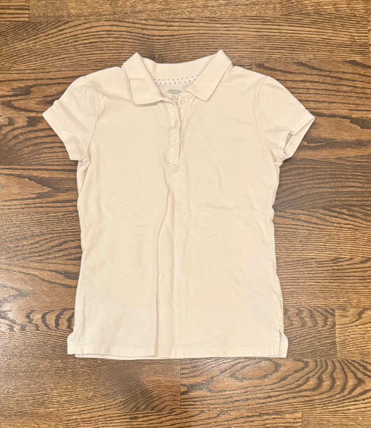 Old Navy M(8) SS white Polo - size Youth - 8 (M)