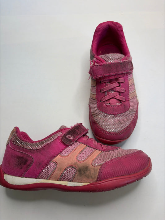 Stride Rite pink sneaker Sz 11 - stained suede - size Shoes - Toddler 11