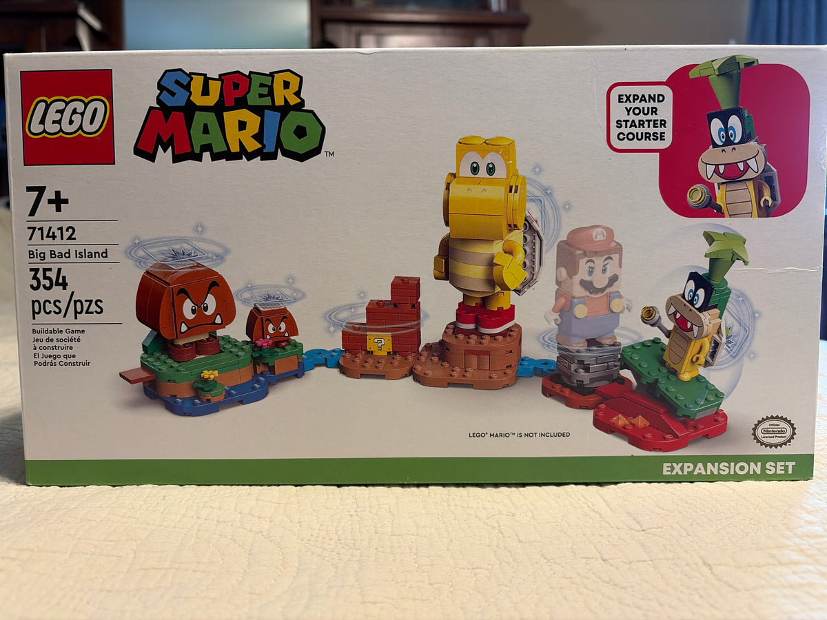 BNIP LEGO Big Bad Island SuperMario expansion set
