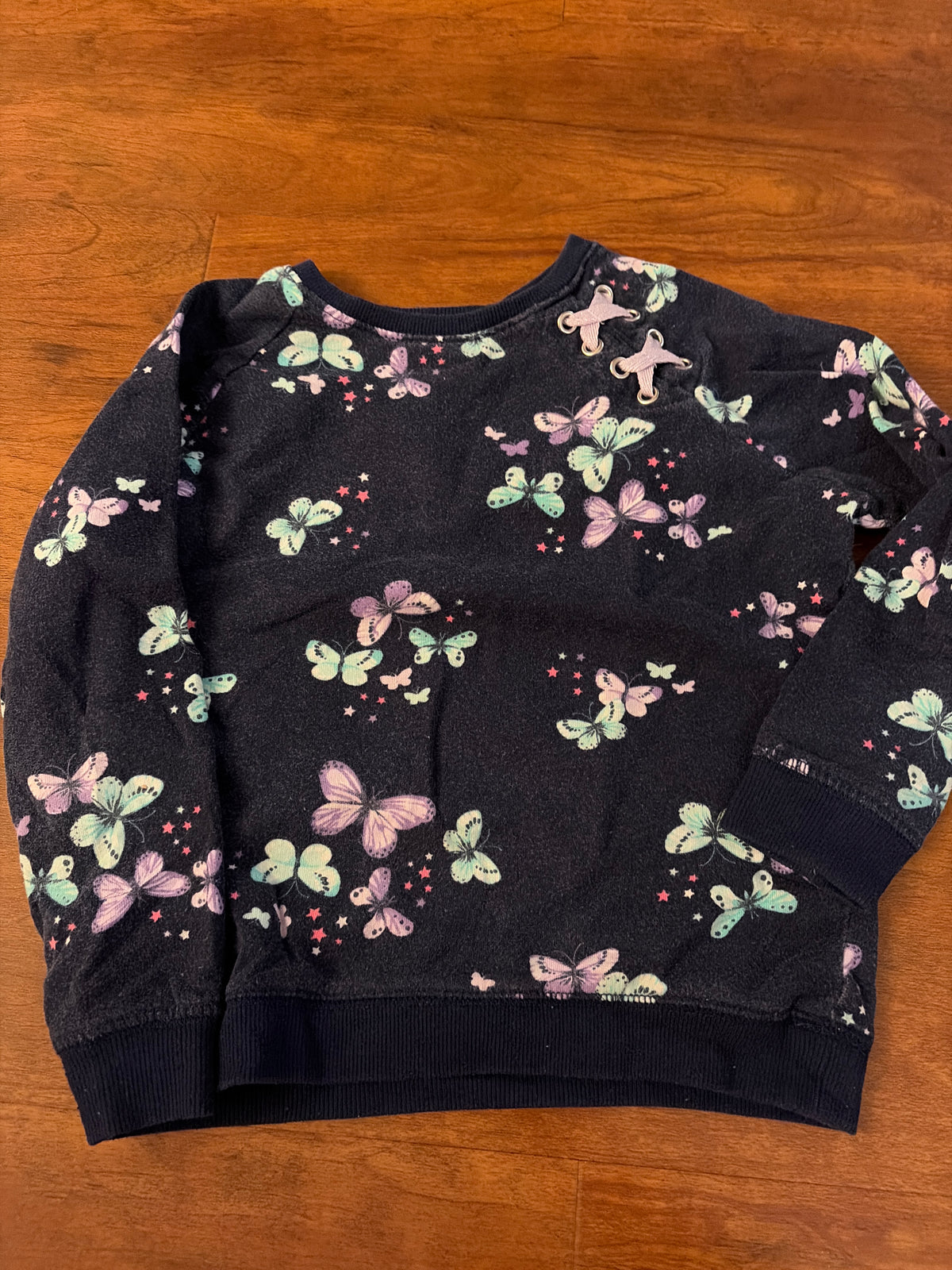 Granimals navy butterfly sweatshirt - size Youth - 6 (S)