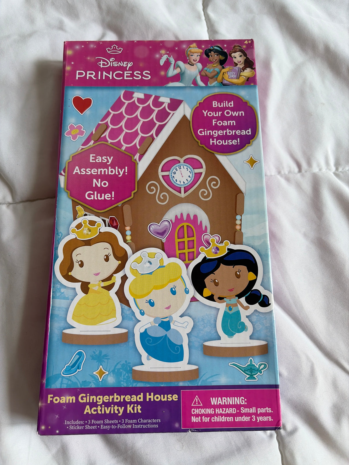 NIB Disney Princess foam Gingerbread house craft