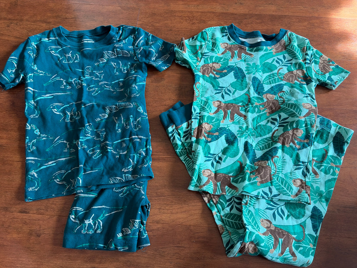 Members mark Sz 8 tshirt Pjs (1shorts, 1pants) - size Youth - 8 (M)