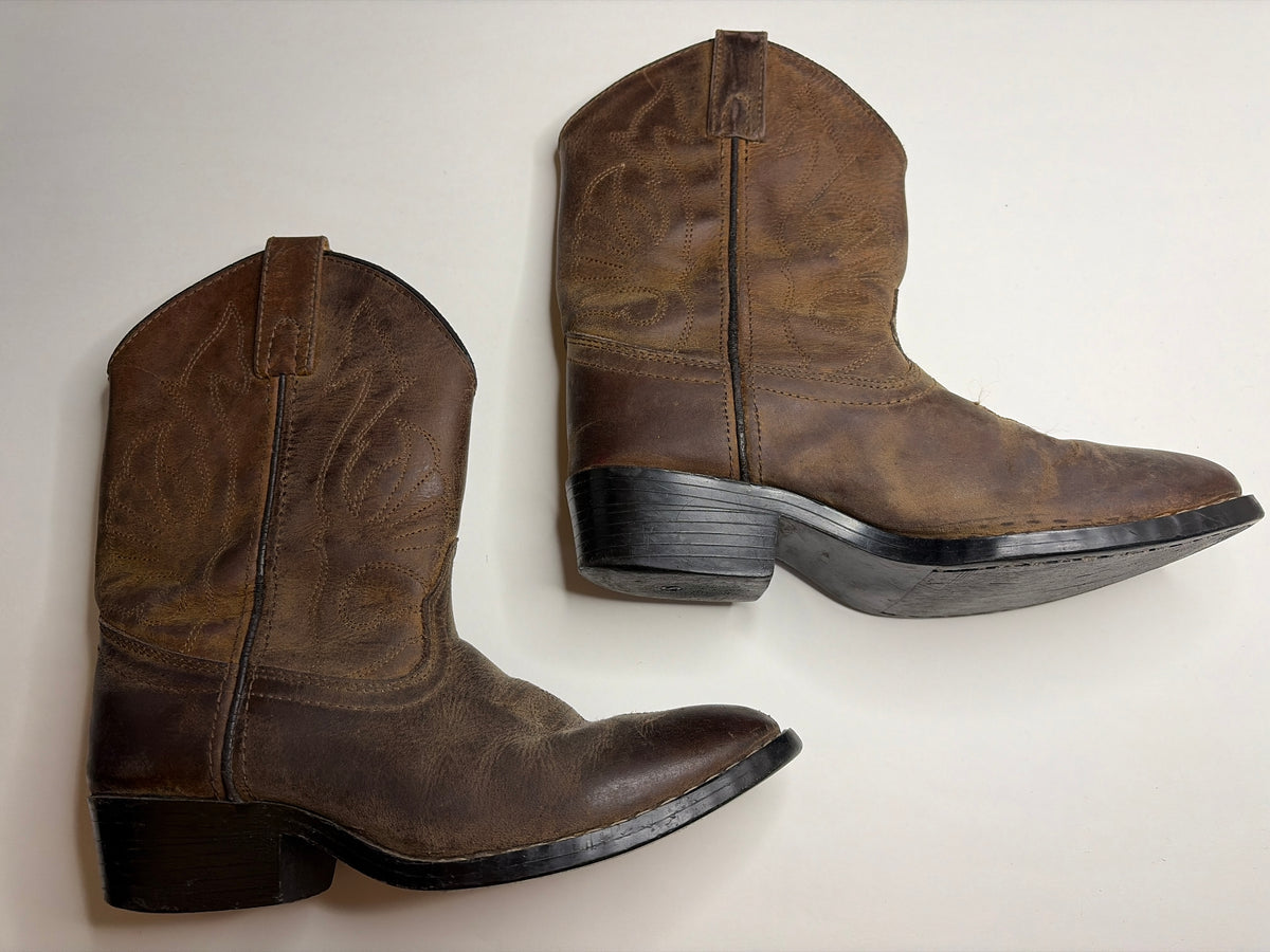 Masterson Boot Co Sz 2 Brown real leather boots - size Shoes - Kids 2