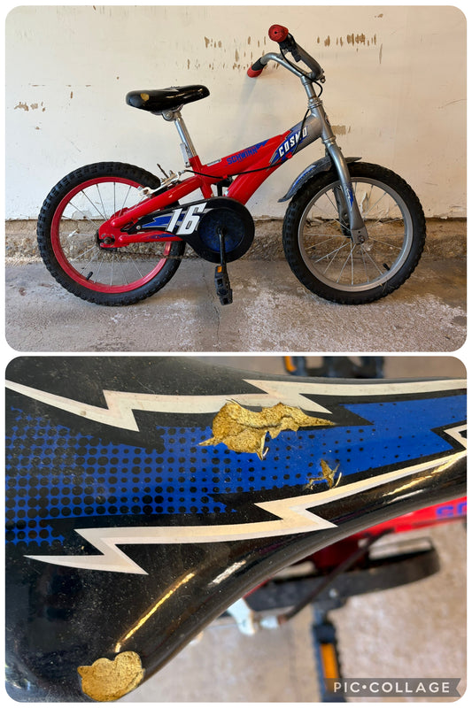 Schwinn Boys bike 16 Rips to seat