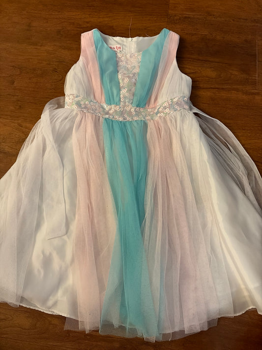 Jessica Ann Sz 6 pastel Tulle dress - size Youth - 6 (S)