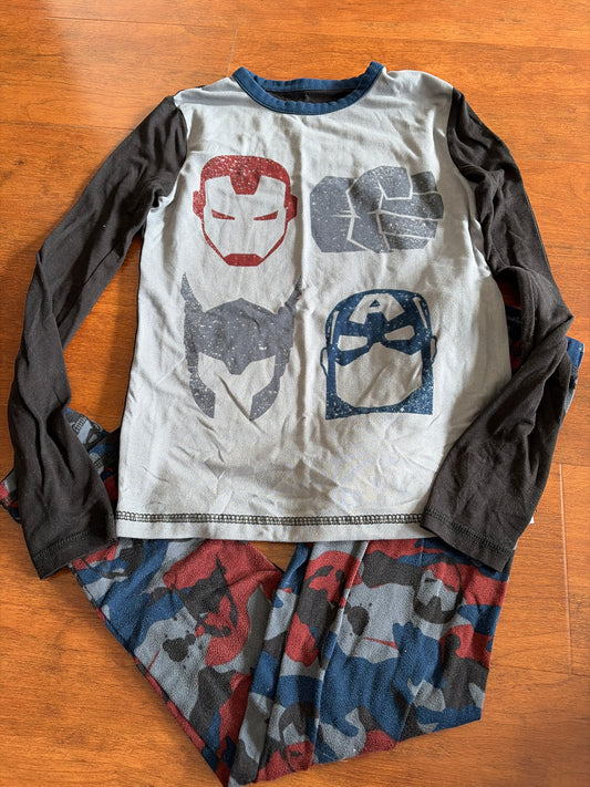 Marvel Sz S Cuddle dud like pjs - size Youth - 8 (M)