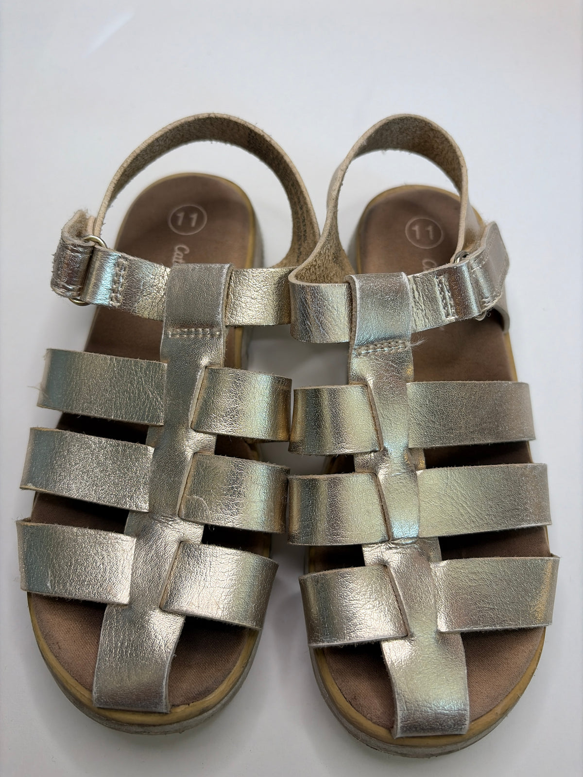 Cat & Jack gold sandals - size Shoes - Toddler 11