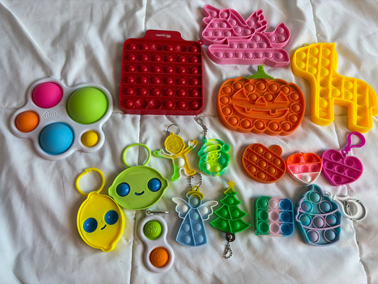 Various fidget pop its