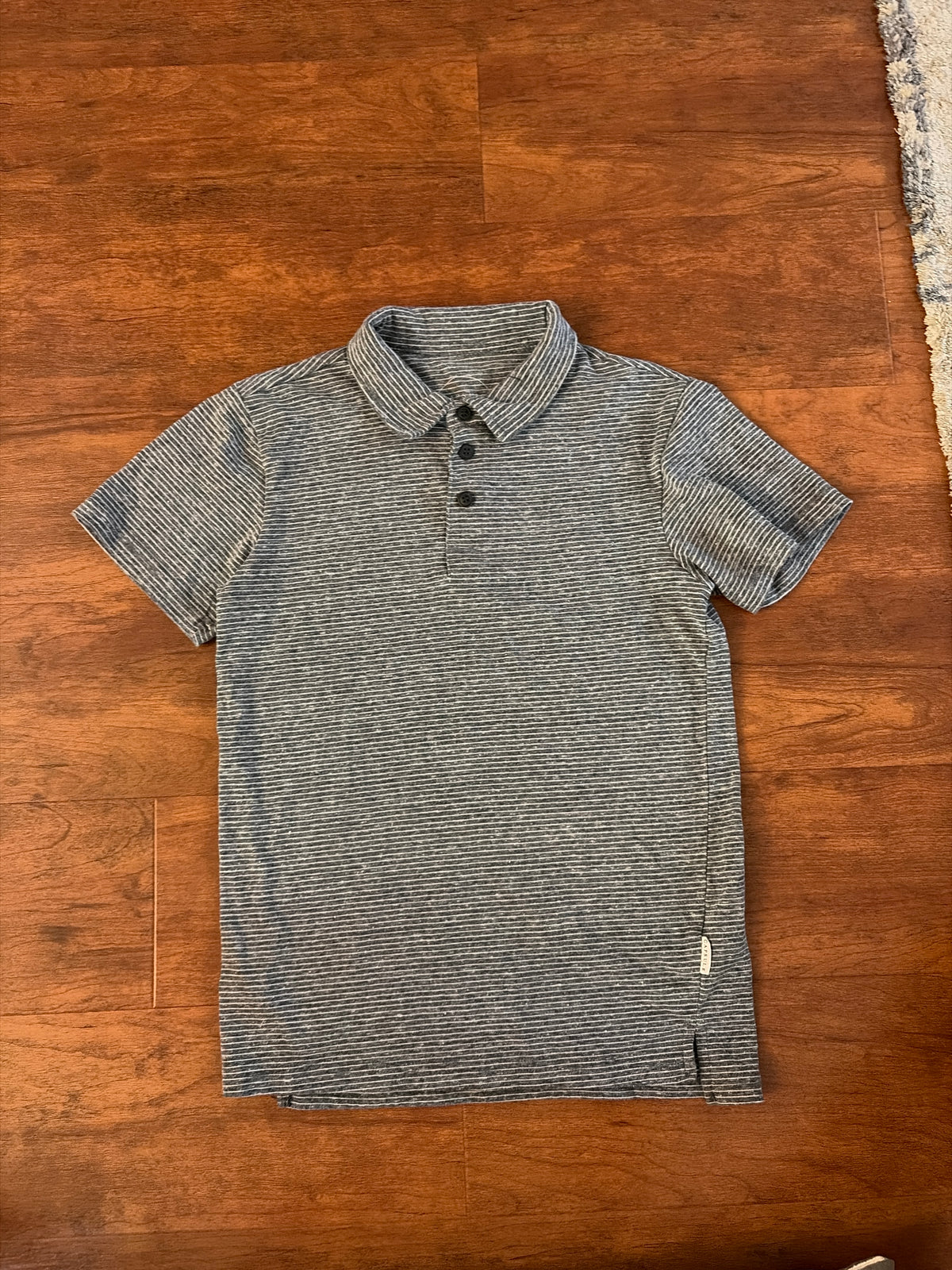 Capsule grey soft polo short sleeve M - size Youth - 8 (M)