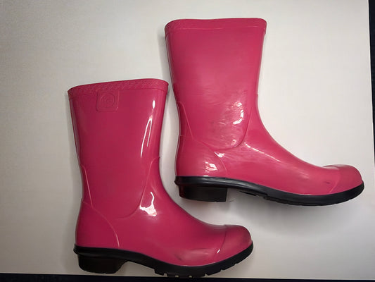 UGG hot pink rainboots Sz 2 - size Shoes - Kids 2