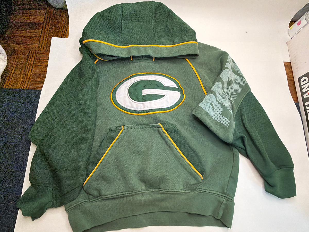 Green Bay Packers Hoodie Child Sz 7 - size Youth - 7 (S)