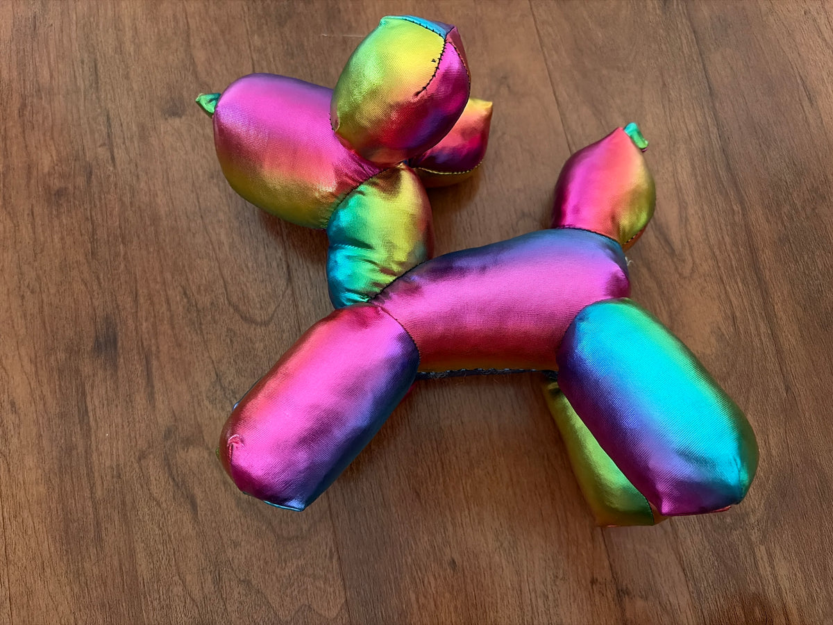 Rainbow Balloon Dog Stuffy 8