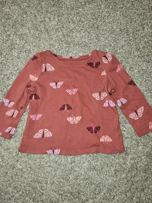12M Butterfly L/S Jumping Beans - size Month - 9-12 / 12M