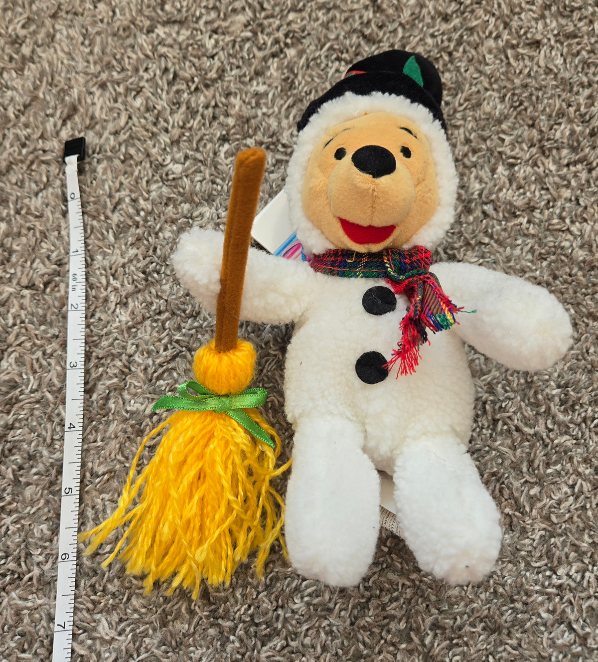 Winnie The Pooh in Snowman Costume