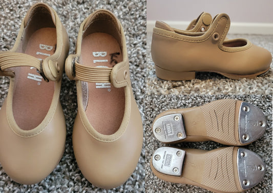 Bloch Tan Tap Shoes - size Shoes - Toddler 5
