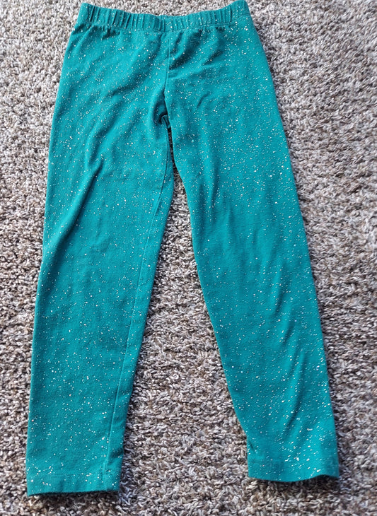 Teal Glitter Falls Creek - size Youth - 6 (S)