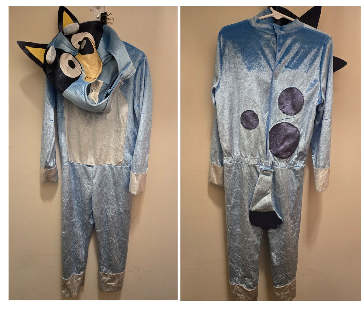 Bluey Coverall Costume With Hat - size Toddler - 5T