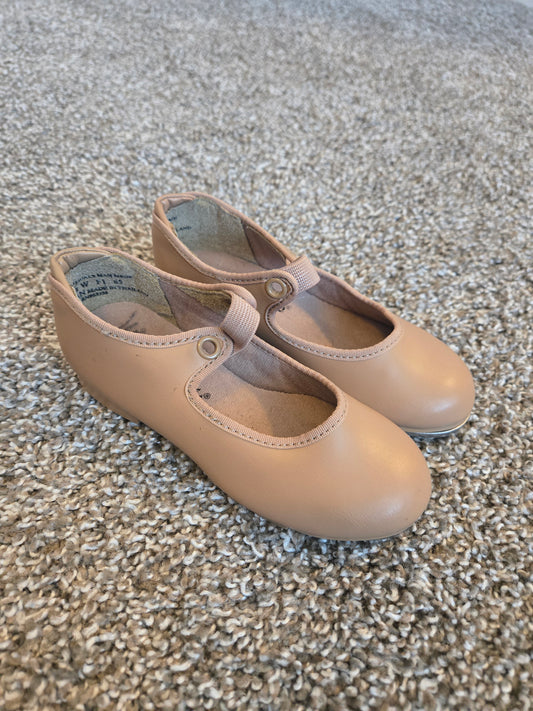 Theatricals Tan Tap Shoes - size Shoes - Toddler 9 1/2