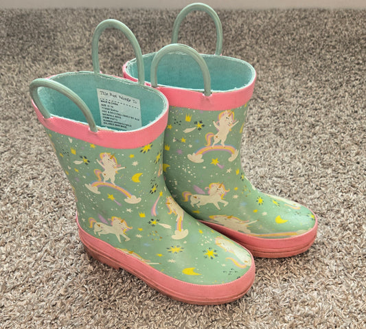 Unicorn Rain Boots - size Shoes - Toddler 9