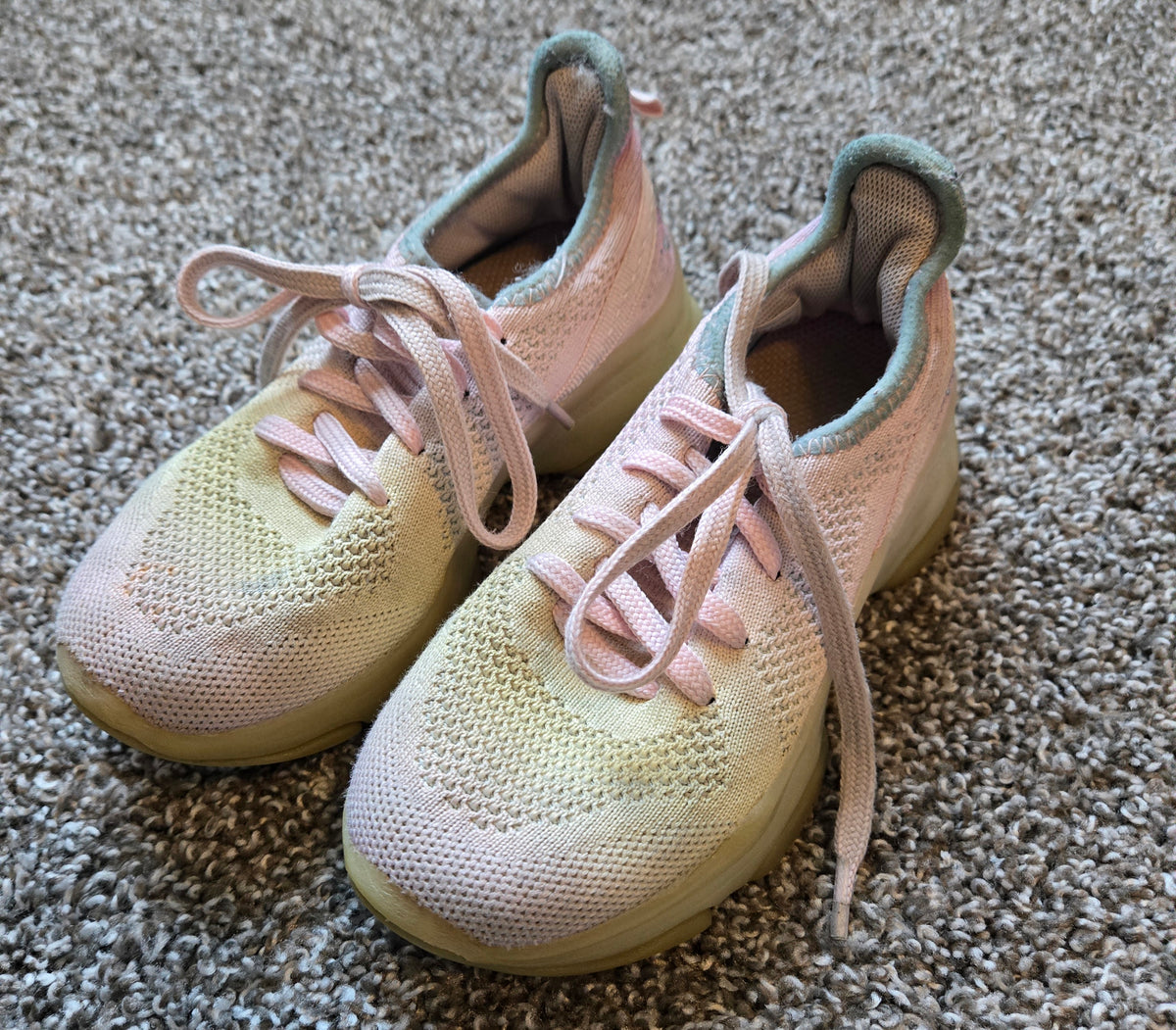 Pink Slip-On Jelly Sole - size Shoes - Kids 12