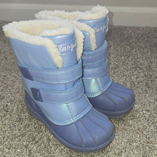 Blue Winter Boots Cat & Jack - size Shoes - Kids 12