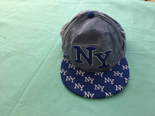 NY hat blue baseball hat 54 cm
