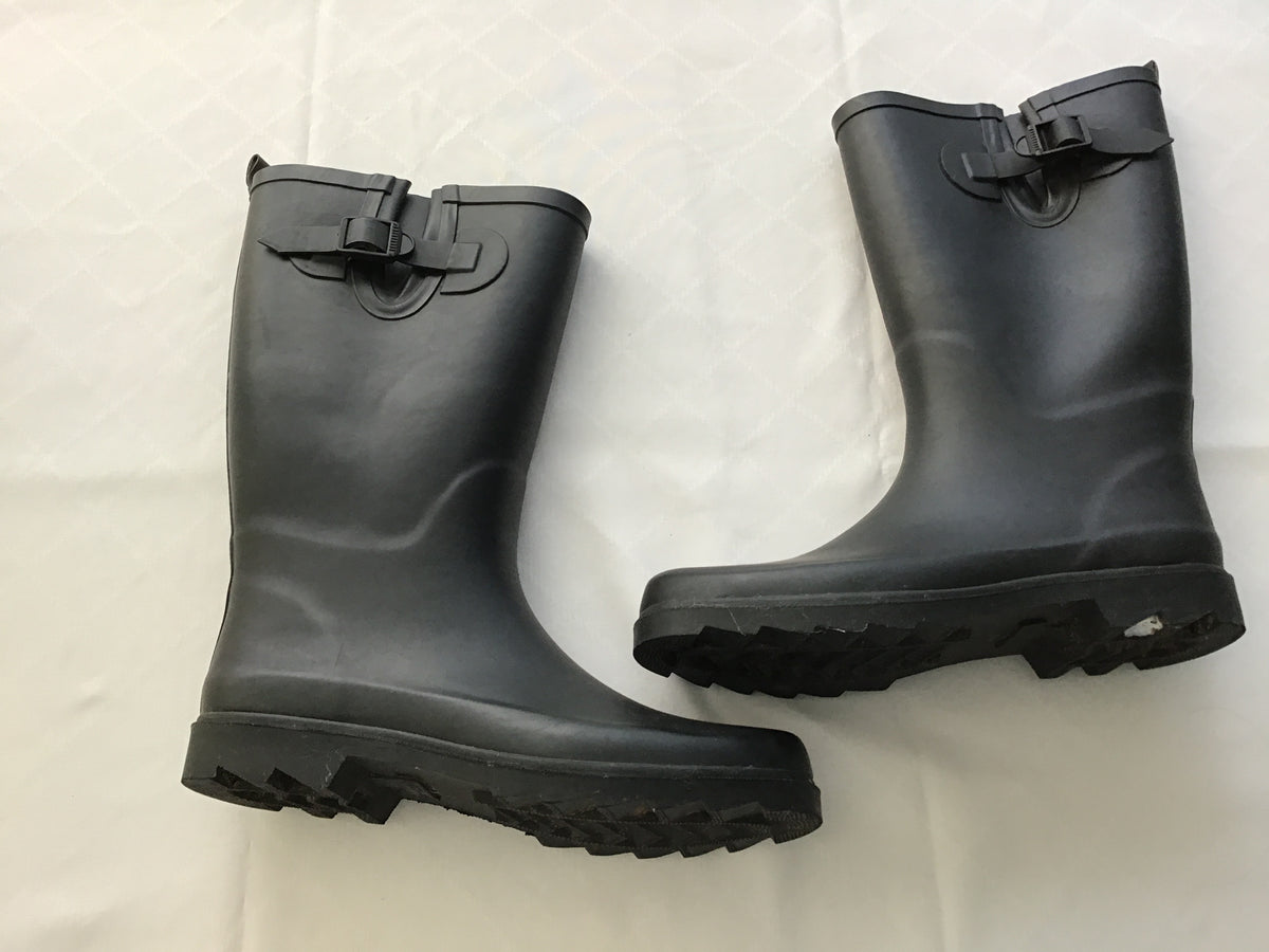 Black rain boots Very good condition - size Shoes - Adult 7