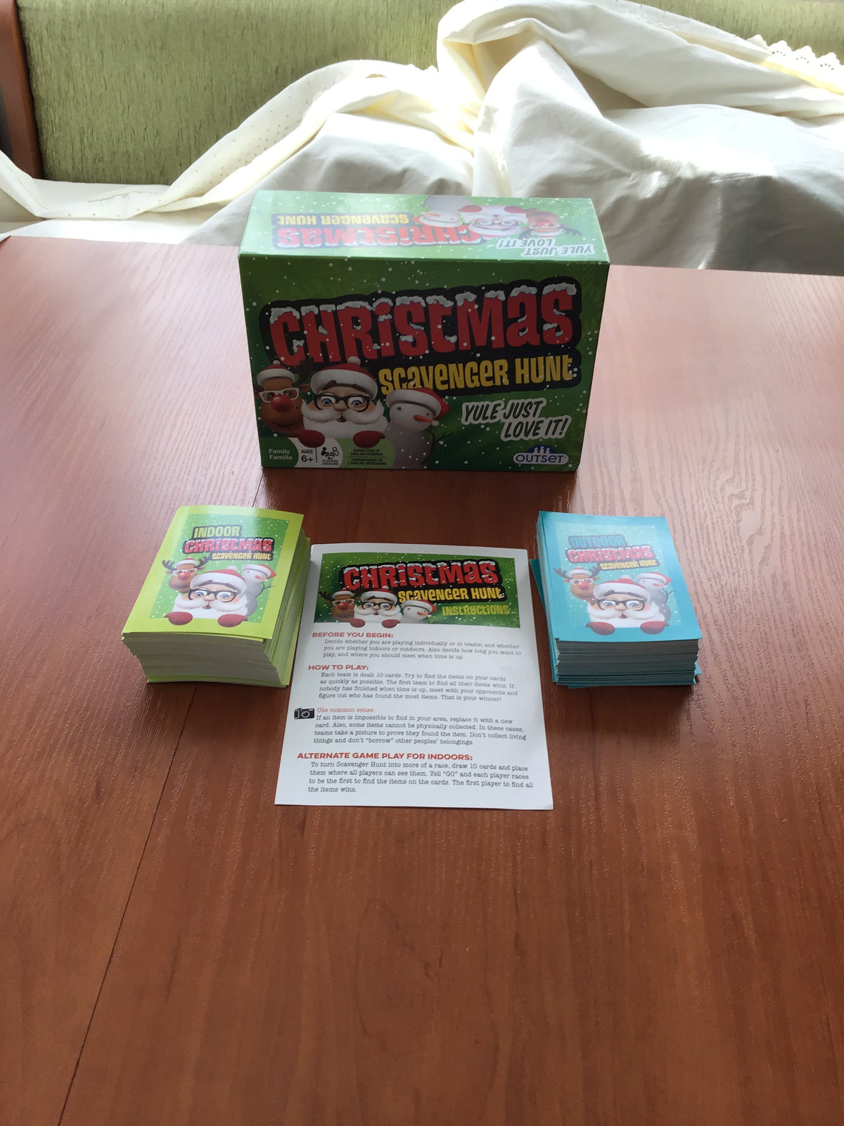 Christmas Scavenger Hunt Family Game New