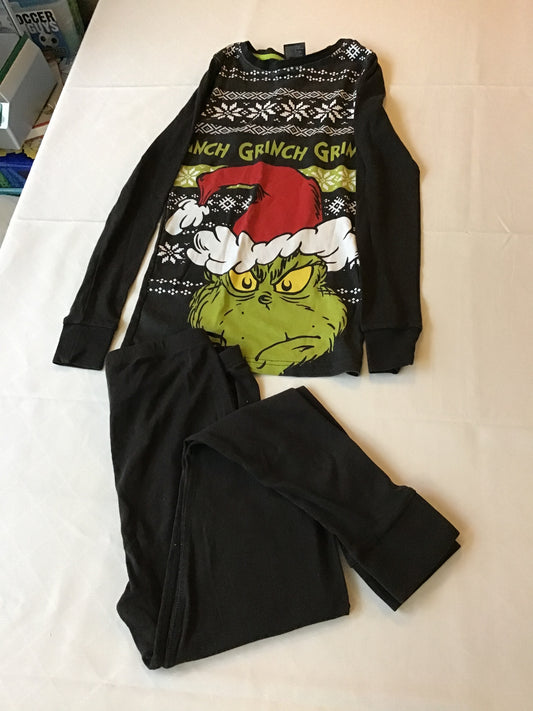 H&M The Grinch 2pc pajam LS top and long pants - size Youth - 14 (XL)