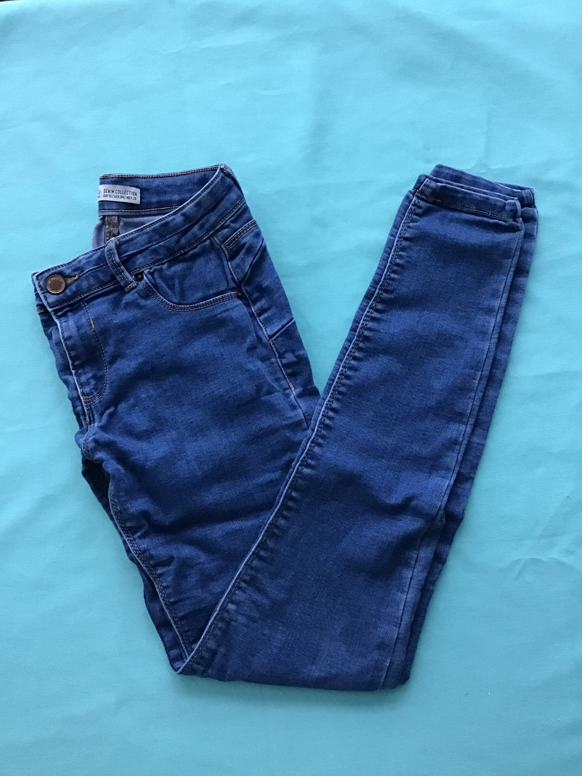 Bershka denim jeans Stretchy - size Junior - S (3/5)