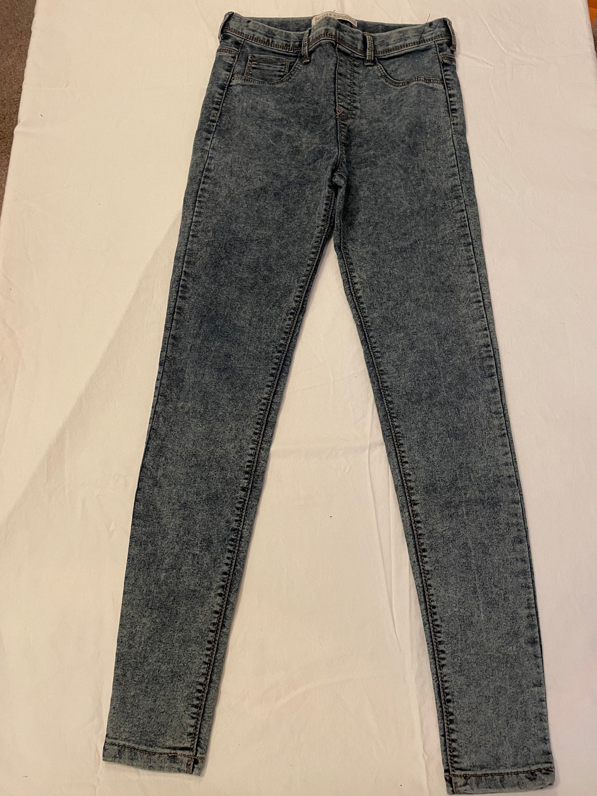 Bershka blue jeans Stretch denim collection - size Junior - S (3/5)