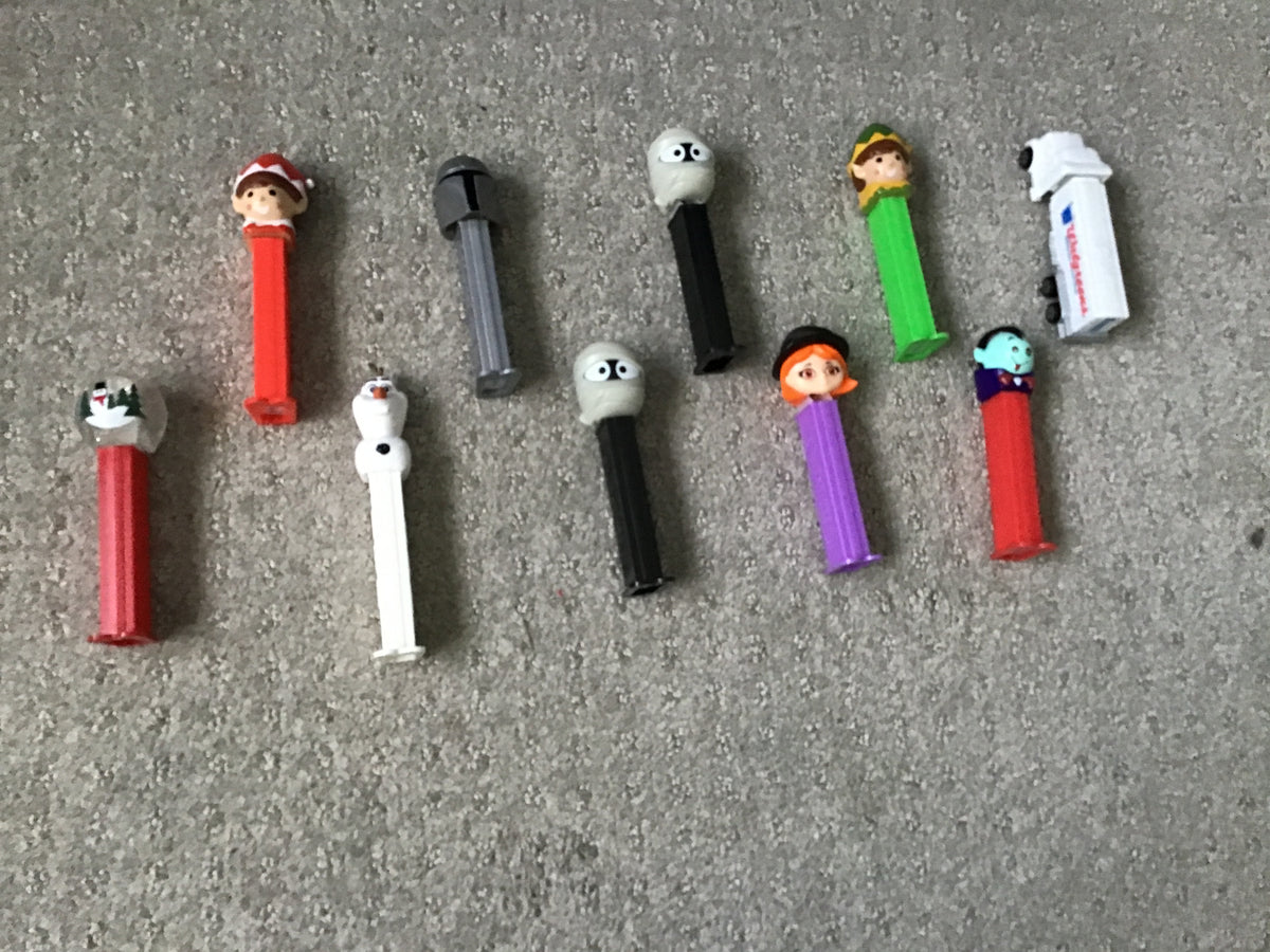 10 pez dispensers including Walgreens