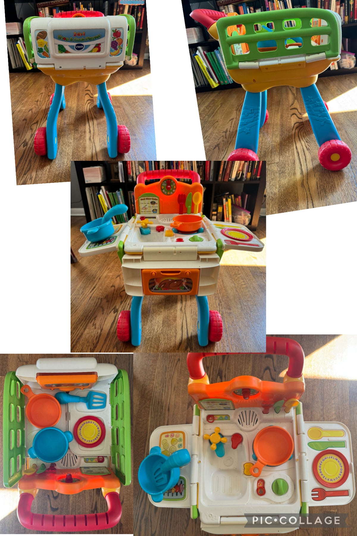 Vtech shopping cart And stove cart