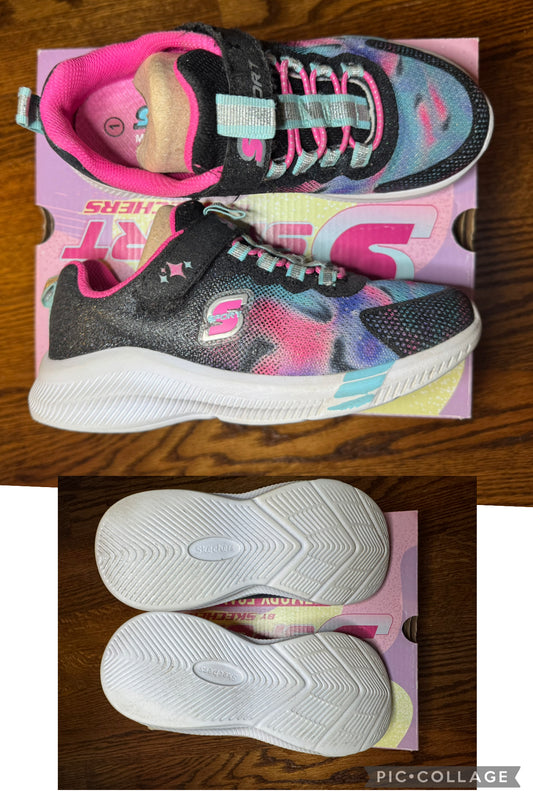 NWT Skechers Cora Velro gym shoes - size Shoes - Kids 1